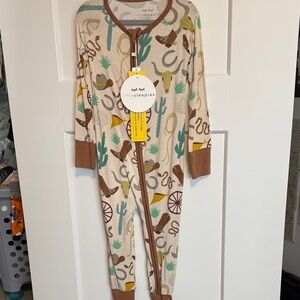 Little Sleepies NWT 2T Bamboo Viscose Zippy Cowboy Western Pajama